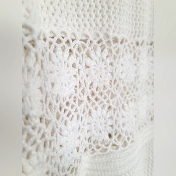 ASOS Crochet White Dress - Off Shoulder - Picture 10 of 12